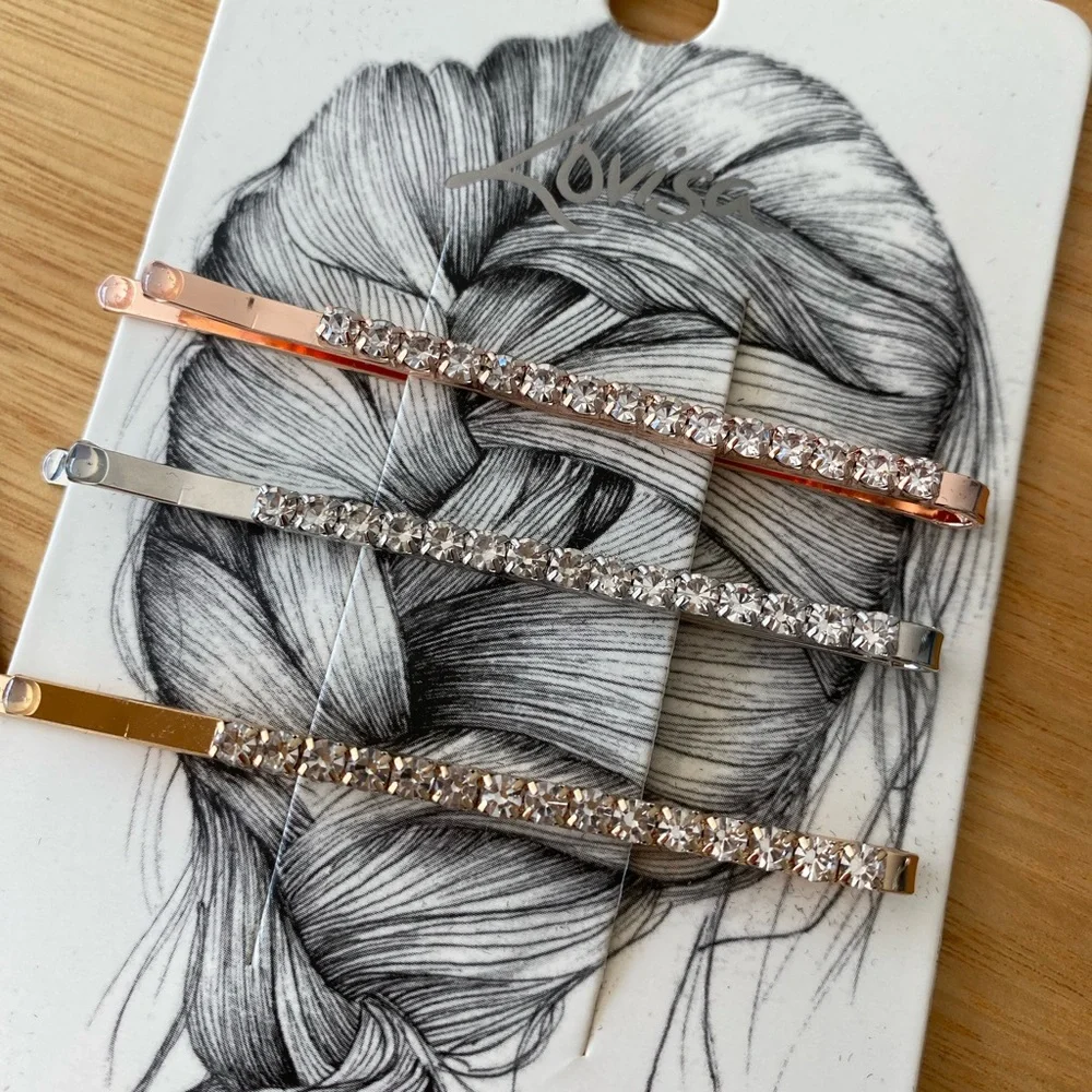 LOVISA | Diamanté hair clips - brand new never worn - Picture 1 of 4